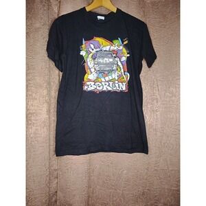 Vintage Berlin Artistic Paint‎ Graffiti Graphic Shirt  B&C Collection Medium -9